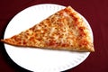 Cheese pizza slice Royalty Free Stock Photo