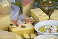 Cheese plate Royalty Free Stock Photo