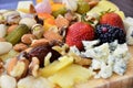 Cheese plate - Appetizer and snack Royalty Free Stock Photo
