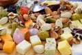 Cheese plate - Appetizer and snack Royalty Free Stock Photo