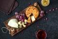 Cheese platter Royalty Free Stock Photo