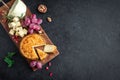 Cheese platter Royalty Free Stock Photo