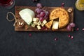 Cheese platter Royalty Free Stock Photo