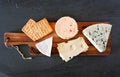 Assorted cheese platter - Free Stock Image