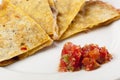 A cheese quesadilla Royalty Free Stock Photo