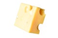 Cheese of Radamer isolated on a white backdrop Royalty Free Stock Photo