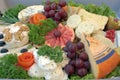 Cheese salad. completed with different cheeses