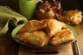 Cheese savory pastries Royalty Free Stock Photo