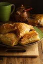 Cheese savory pastries Royalty Free Stock Photo