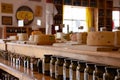 Cheese shop of San Antonio de las Minas, fine dinning and diairy products Royalty Free Stock Photo