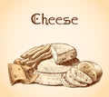 Cheese sketch poster