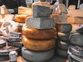 Cheese stall in Maastricht