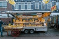 Cheese Stand At The Albert Cuyp Market At Amsterdam The Netherlands 2019