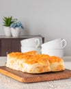Cheese Tea Biscuits Royalty Free Stock Photo