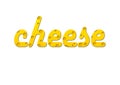 Cheese text