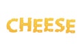 Cheese Text in Vector