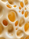 Cheese Texture with Honeycomb Pattern Royalty Free Stock Photo