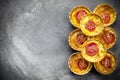 Cheese tomato tartlets Royalty Free Stock Photo