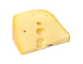 Cheese triangle edam Royalty Free Stock Photo