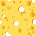 Cheese vector seamless background