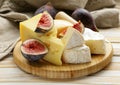 Cheeseboard with figs