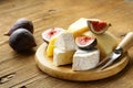 Cheeseboard with figs