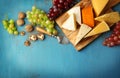 Cheeseboard, grape and nuts