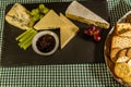 Cheeseboard for sharing Royalty Free Stock Photo