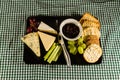 Cheeseboard for sharing Royalty Free Stock Photo