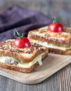 Cheeseburger french toasts