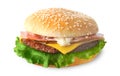 Cheeseburger (isolated)