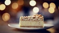 cheesecake almond and white chocolate