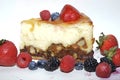 Cheesecake with berries