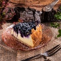 Cheesecake blueberries