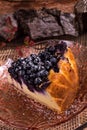 Cheesecake blueberries