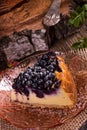 Cheesecake blueberries