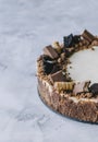 Cheesecake With chocolate Royalty Free Stock Photo