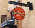 Cheesecake Factory restaurant sign