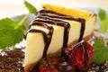Cheesecake slice Royalty Free Stock Photo