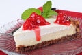 Cheesecake Slice Closeup Royalty Free Stock Photo