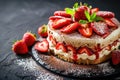 Cheesecake strawberrie sweet mascarpone cake