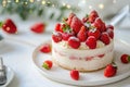 Cheesecake strawberrie sweet mascarpone cake