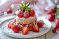 Cheesecake strawberrie sweet mascarpone cake