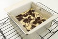 Cheesecake swirl brownie Royalty Free Stock Photo