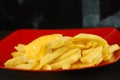Cheesy fries Royalty Free Stock Photo