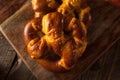 Cheesy German Soft Pretzels Royalty Free Stock Photo