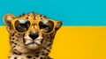 Generative AI, Sleek Cheetah in Sunglasses: A Stylish Encounter