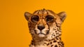 Generative AI, Sleek Cheetah in Sunglasses: A Stylish Encounter