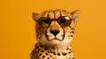 Generative AI, Sleek Cheetah in Sunglasses: A Stylish Encounter