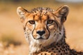 Cheetah in dunes Royalty Free Stock Photo